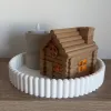 Świąteczny Lampion Domek Góralski na LED